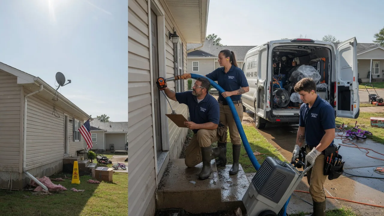 Ceiling Water Damage Restoration in Champlain, VA near me